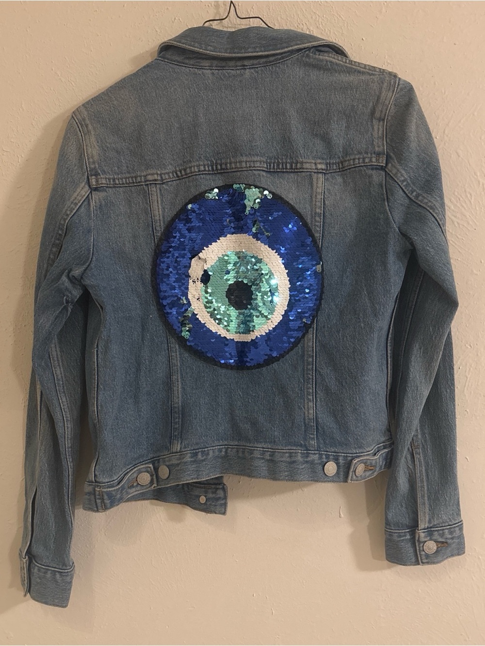 Banana Republic Light Blue Denim Jacket size S - Picture 2 of 10